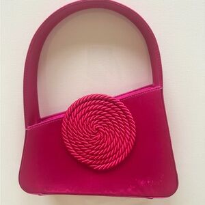 Destree Albert bah in neon satin pink